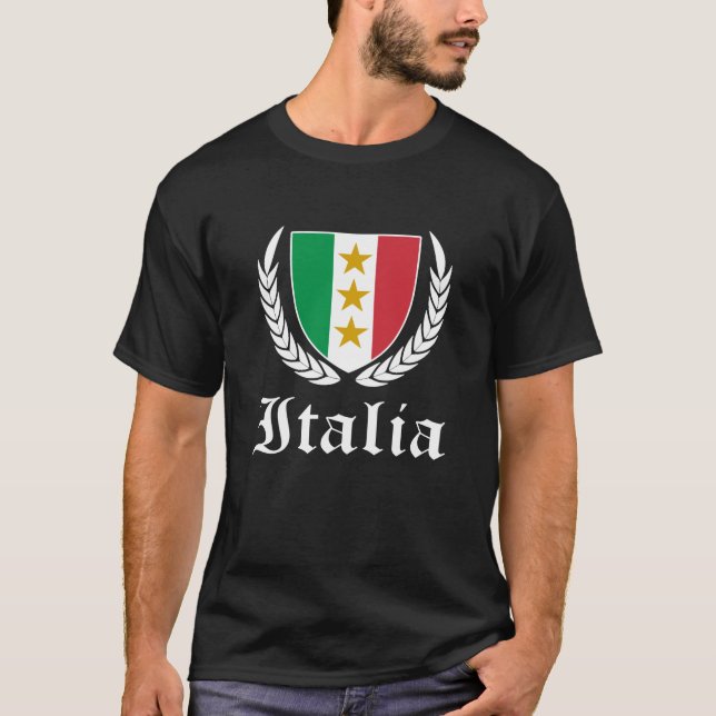 Italien-Wappen T-Shirt (Vorderseite)