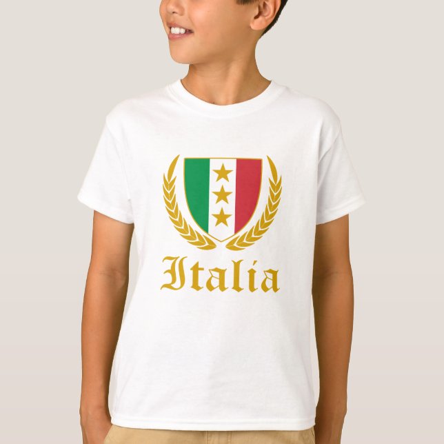 Italien-Wappen T-Shirt (Vorderseite)