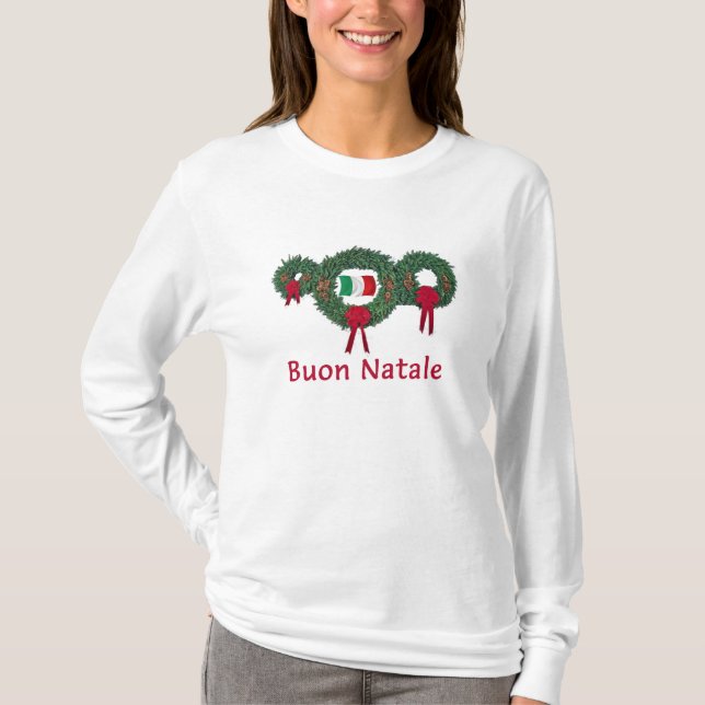 Italien-Weihnachten 2 T-Shirt (Vorderseite)