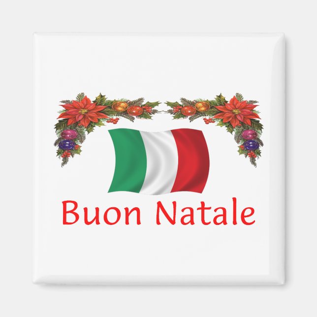 Italien Weihnachten Magnet (Vorne)