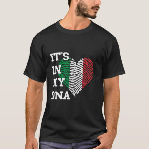 Italien Wurzeln Es Ist In Meiner DNA Herz Italieni T-Shirt