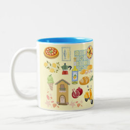 Italien Zweifarbige Tasse