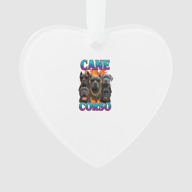 Italiener Cane Corso  Ornament (Vorderseite)