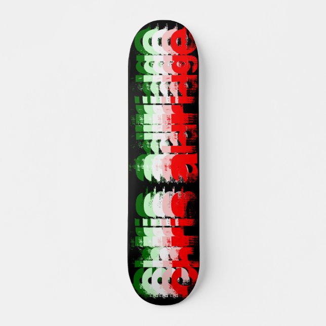 Italiener Chris ADLRIDGE, Skateboard (Vorne)