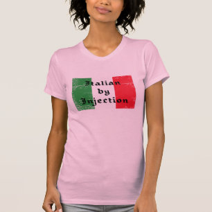 Italiener durch die Kappen-Hülsen-Shirt der T-Shirt