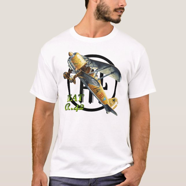 ITALIENER FIAT CR.42 T-Shirt (Vorderseite)