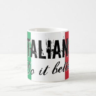 Italiener machen es mit lustigem Zitat besser Kaff Kaffeetasse