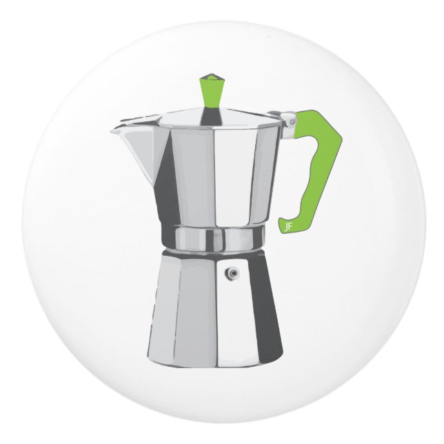 Italiener Moka Keramikknauf (Vorderseite)