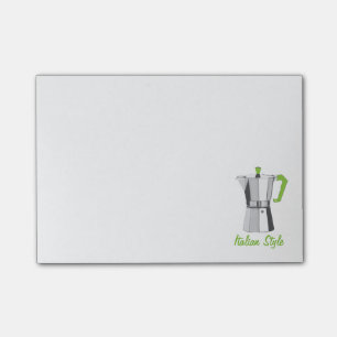 Italiener Moka Post-it Klebezettel