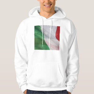 Italiener und USA-Flaggen Hoodie