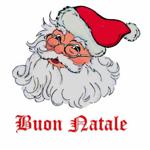 Italiener Weihnachtsmann #2 Fotoskulptur Ornament