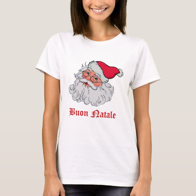 Italiener Weihnachtsmann #2 T-Shirt (Vorderseite)