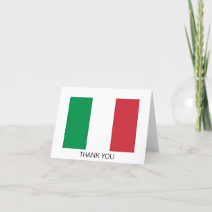 Italienflagge Dankeskarte