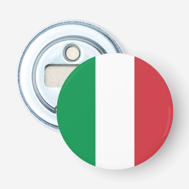 Italienflagge Flaschenöffner (Vorderseite)