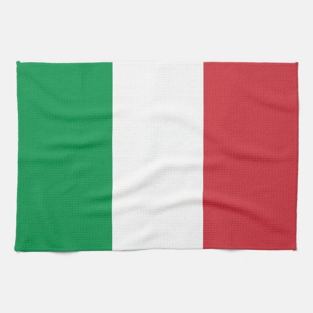 Italienflagge Geschirrtuch (Horizontal)