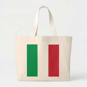 Italienflagge Jumbo Stoffbeutel