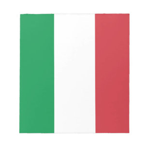 Italienflagge Notizblock