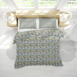 Italienisch Amalfi Blau-Fliesen Zitronen Kissenbezug