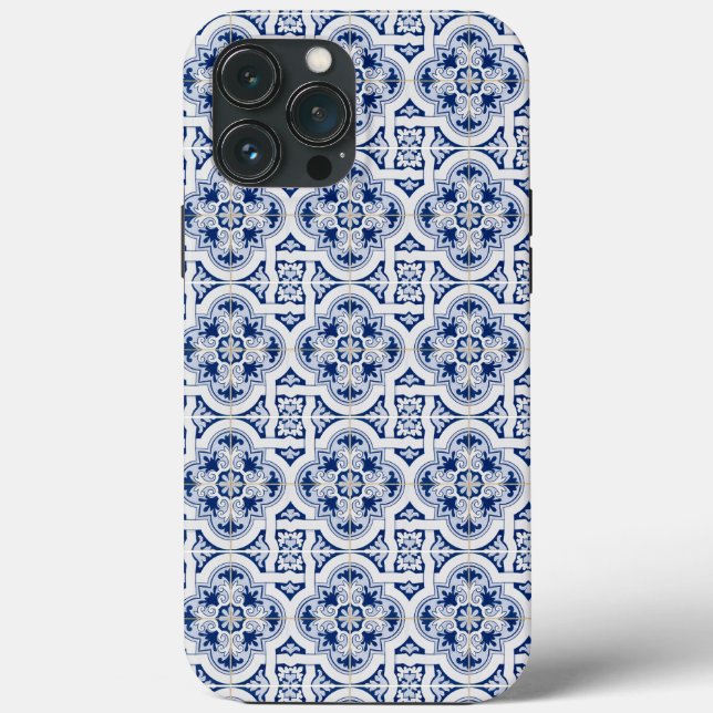 Italienisch Amalfi blaue Fliesen iPhone / iPad Geh Case-Mate iPhone Hülle (Rückseite)