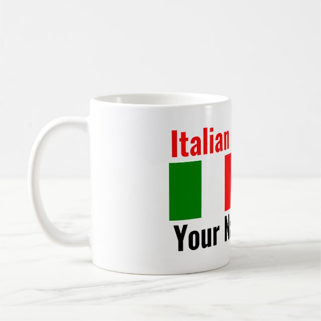 Italienisch Amerikanisch Kaffeetasse (Links)