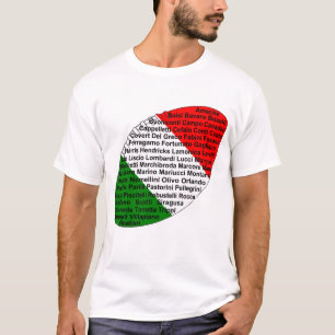 Italienisch-amerikanische American-Football-Spiele T-Shirt