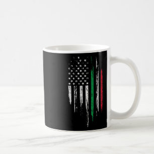 Italienisch-Amerikanische Flagge Combo Italien USA Kaffeetasse