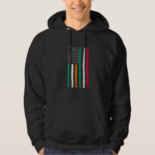 Italienisch-amerikanische Flagge Irland Italien ST Hoodie