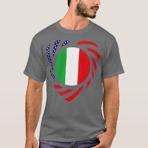 Italienisch Amerikanische Multinationale Patriot F T-Shirt