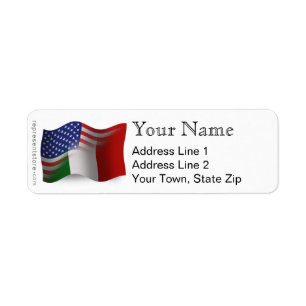 Italienisch-Amerikanische wellenartig bewegende