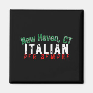 Italienisch-amerikanischer Stolz New Haven Ct Erbe Magnet