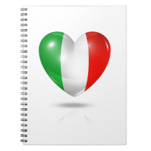 Italienisch Amore Heart - Notebook