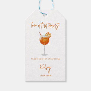 Italienisch Aperol Spritz Brautparty Fvor Tags Geschenkanhänger