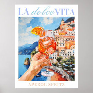 Italienisch Aperol Spritz Poster
