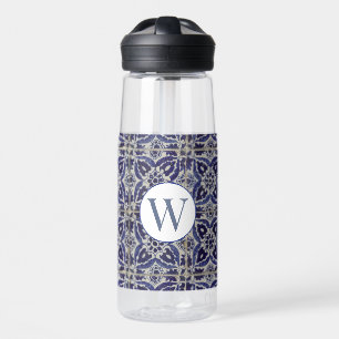 Italienisch Azulejo Mit Monogramm Trinkflasche