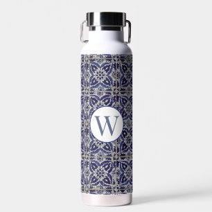 Italienisch Azulejo Mit Monogramm Trinkflasche