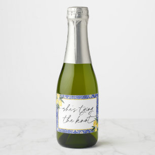 Italienisch Blauer Brautparty Champagne