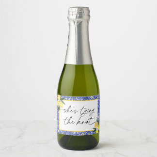Italienisch Blauer Brautparty Champagne