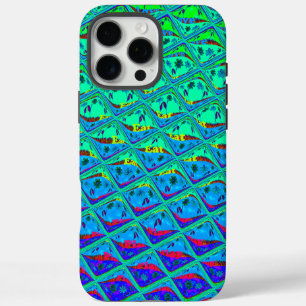 Italienisch Blue Mermaid Motif Art Print iPhone 16 Pro Max Hülle