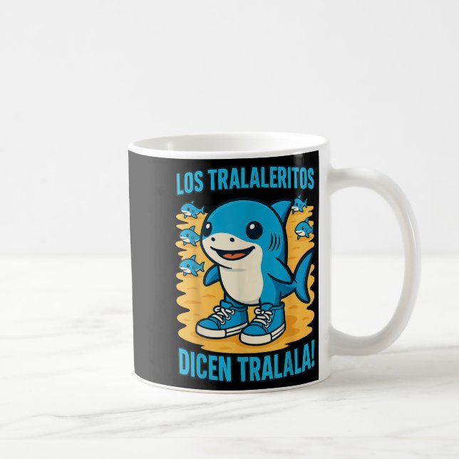 Italienisch Brainrot Los Traleritos Dicen Tralala, Kaffeetasse (Rechts)