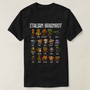 Italienisch Brainrot Meme Funny Character Art T-Shirt