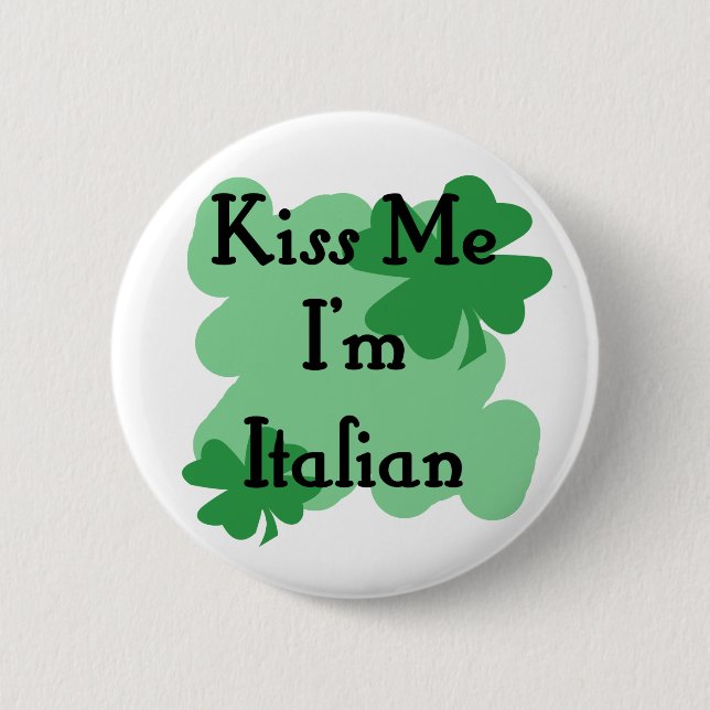 Italienisch Button (Vorderseite)