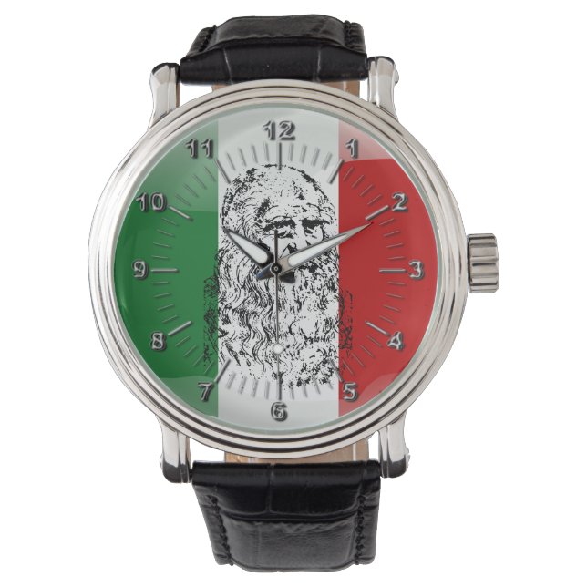 Italienisch da Vinci Armbanduhr (Vorderseite)
