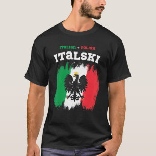 Italienisch der polnische Hybrid T-Shirt