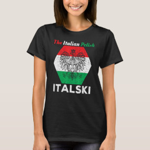 Italienisch der polnische Hybrid T-Shirt
