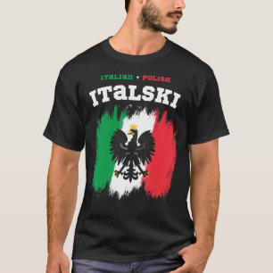 Italienisch der polnische Hybrid T-Shirt