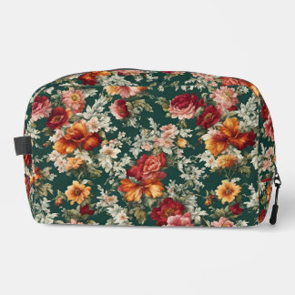 Italienisch Exquisite, delikate Blume mit Grün Waschbeutel