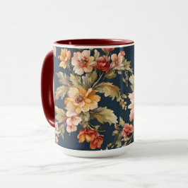 Italienisch Exquisite Schönes Blumenmuster Tasse