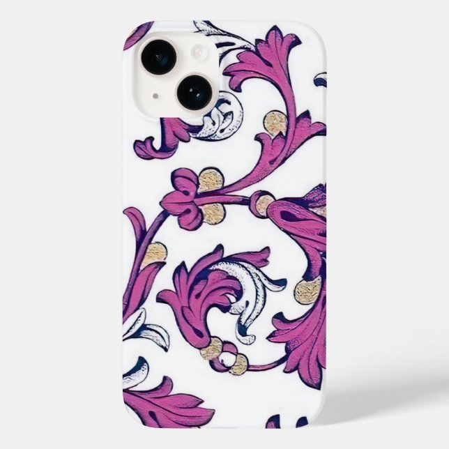 Italienisch Florentiner Schnörkel Muster Case-Mate iPhone Hülle (Rückseite)