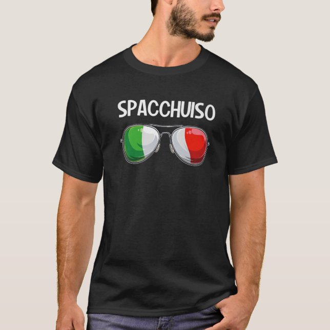 Italienisch Funny Italy Slang Italia Pun Spacchuis T-Shirt (Vorderseite)