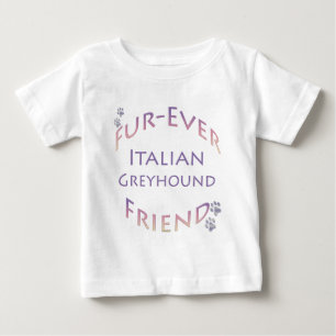 Italienisch Greyhound Furever Baby T-shirt
